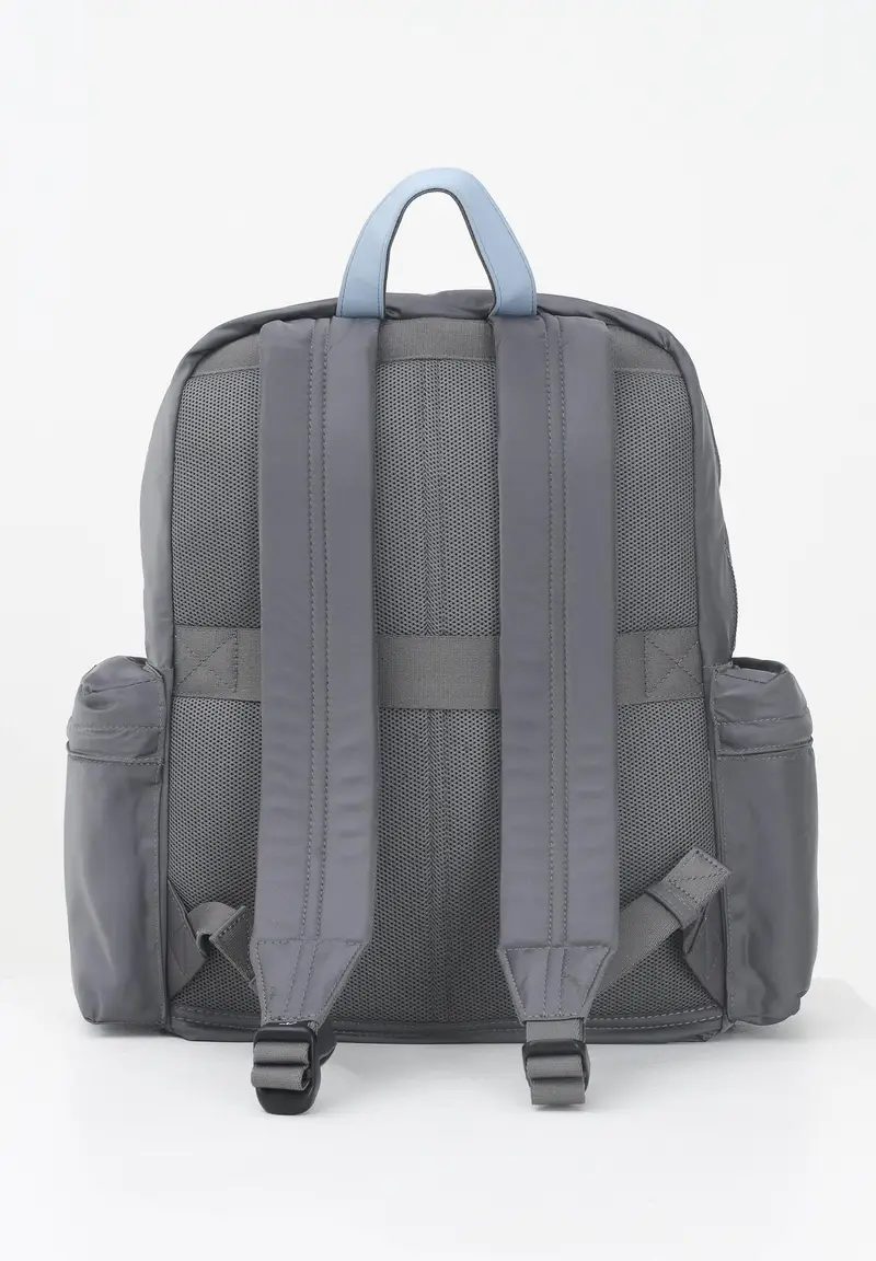 CALVIN KLEIN Zaino grigio da uomo in tessuto tecnico miniatura 2