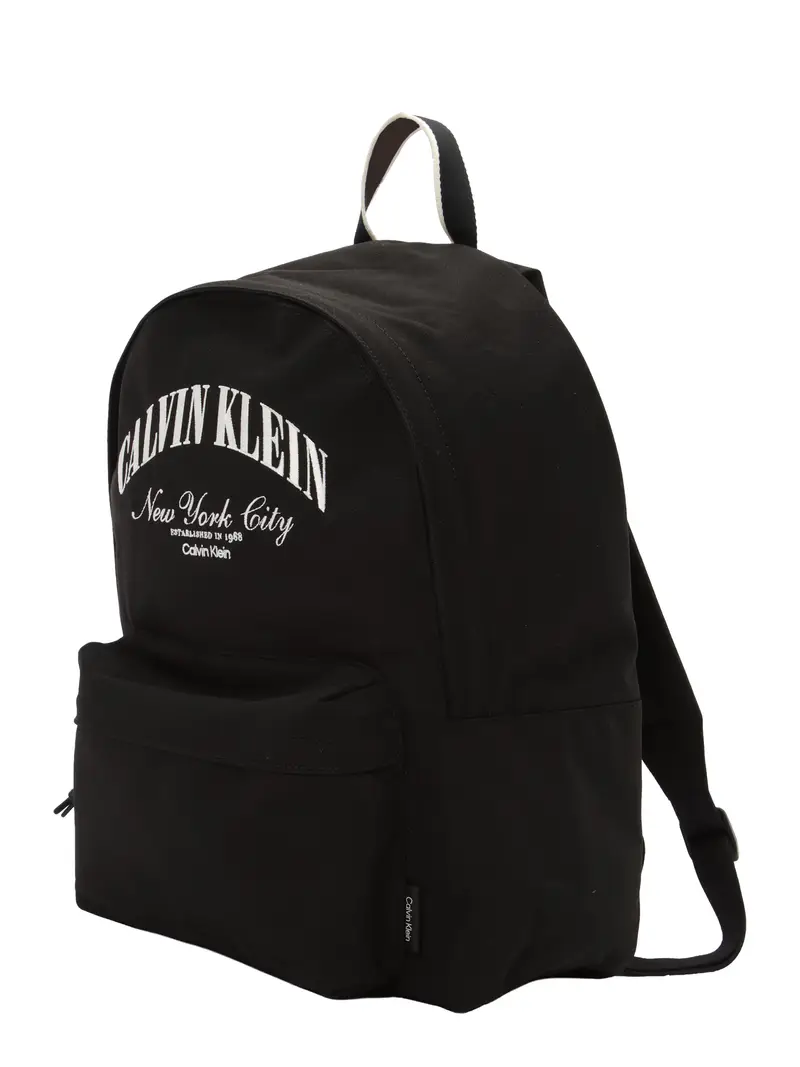 Zaino nero / bianco miniatura 3