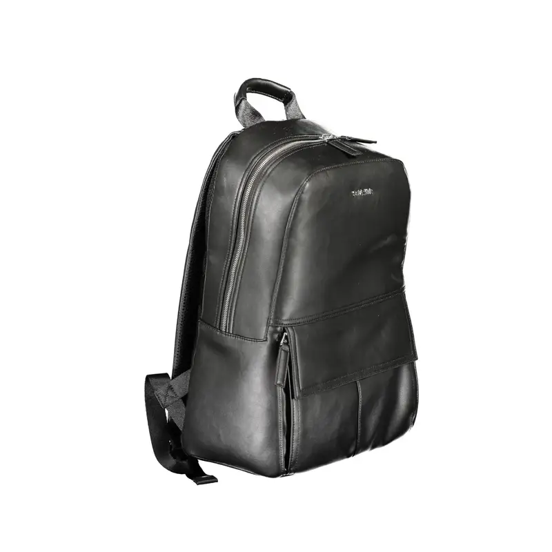 Calvin Klein Zaino Uomo Nero in Pelle con Logo miniatura 2