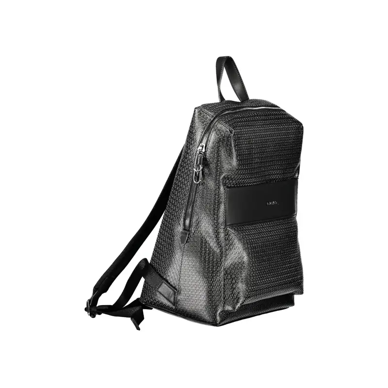 Zaino Uomo Nero Logo miniatura 3