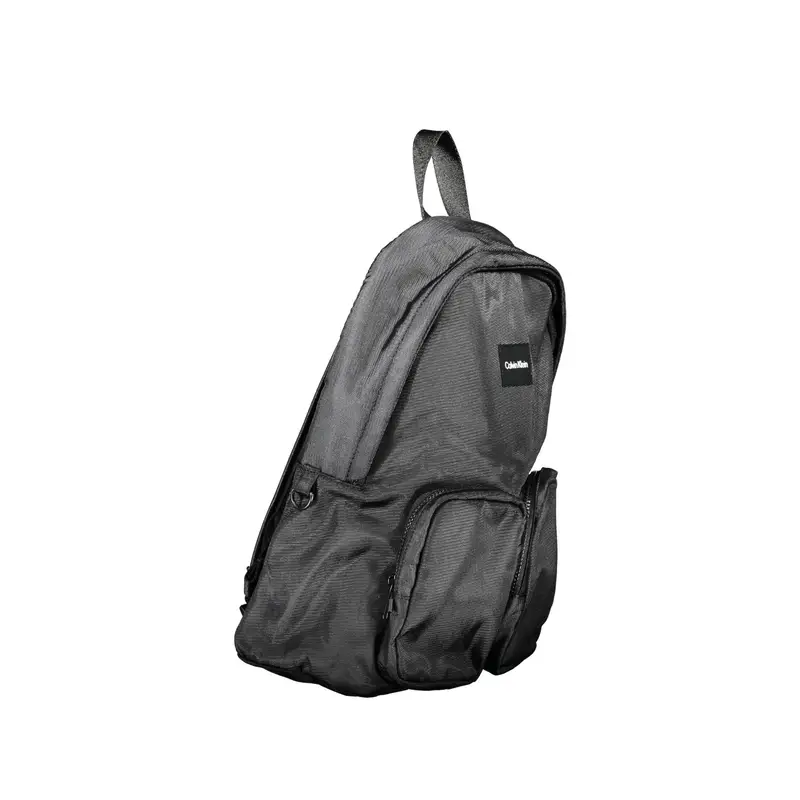 Zaino Uomo Nero Logo miniatura 3