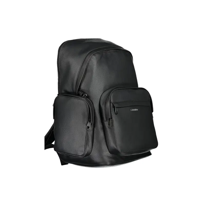 Zaino Uomo Nero Logo miniatura 3