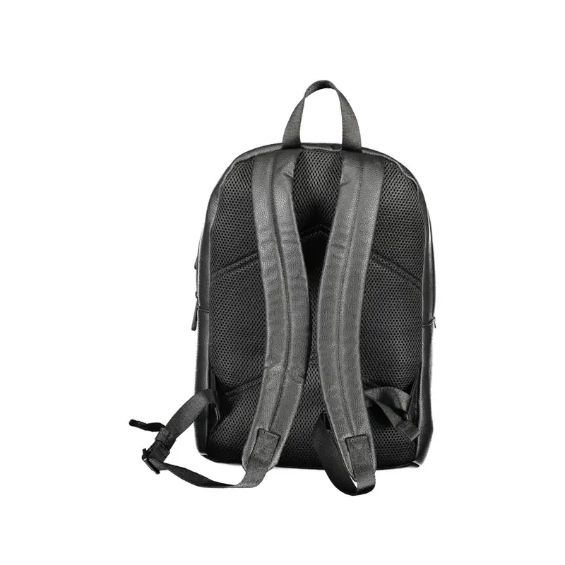 Zaino Uomo Nero Spalline Regolabili Logo miniatura 2