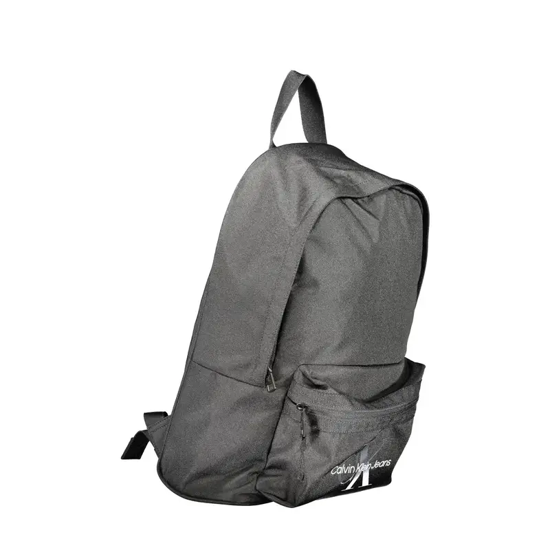 Calvin Klein Zaino Uomo Nero con Stampa Logo miniatura 3