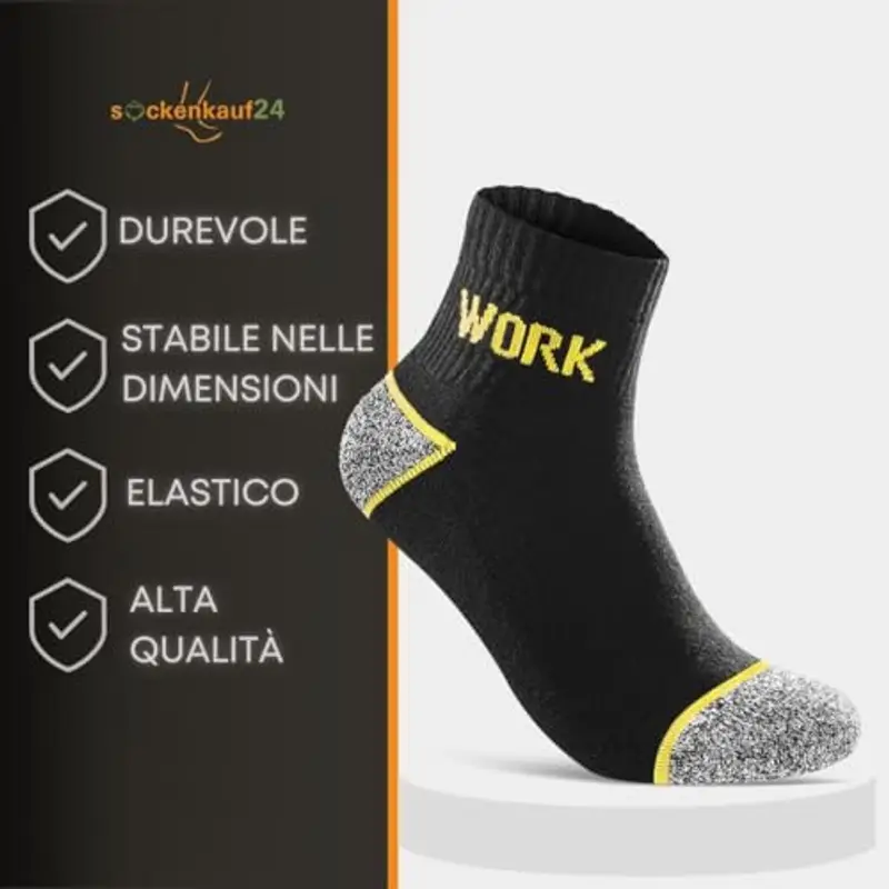 Sockenkauf24 Calze Uomo Nero 948556 miniatura 3