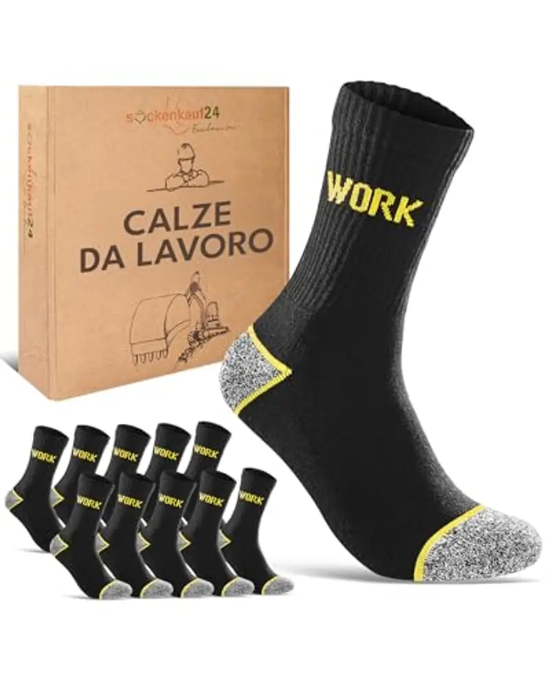 Sockenkauf24 Calze Uomo Nero 2330284