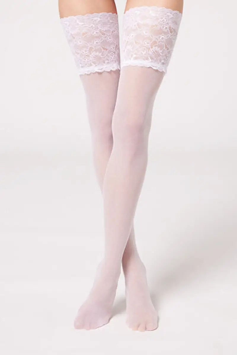 Calzedonia Autoreggenti 20 Denari Opache Donna Taglia 3/4