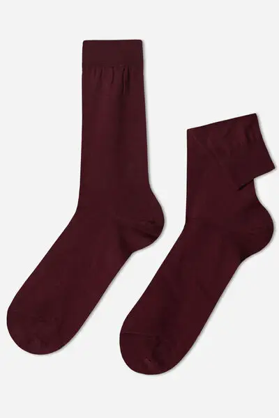 Calzedonia Calze Uomo Bordeaux 2831574