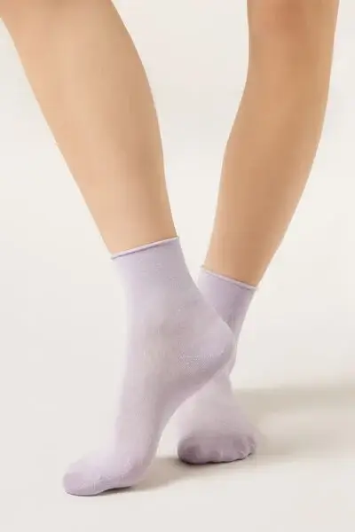 Calzedonia Calzini Donna Viola con Brillantini