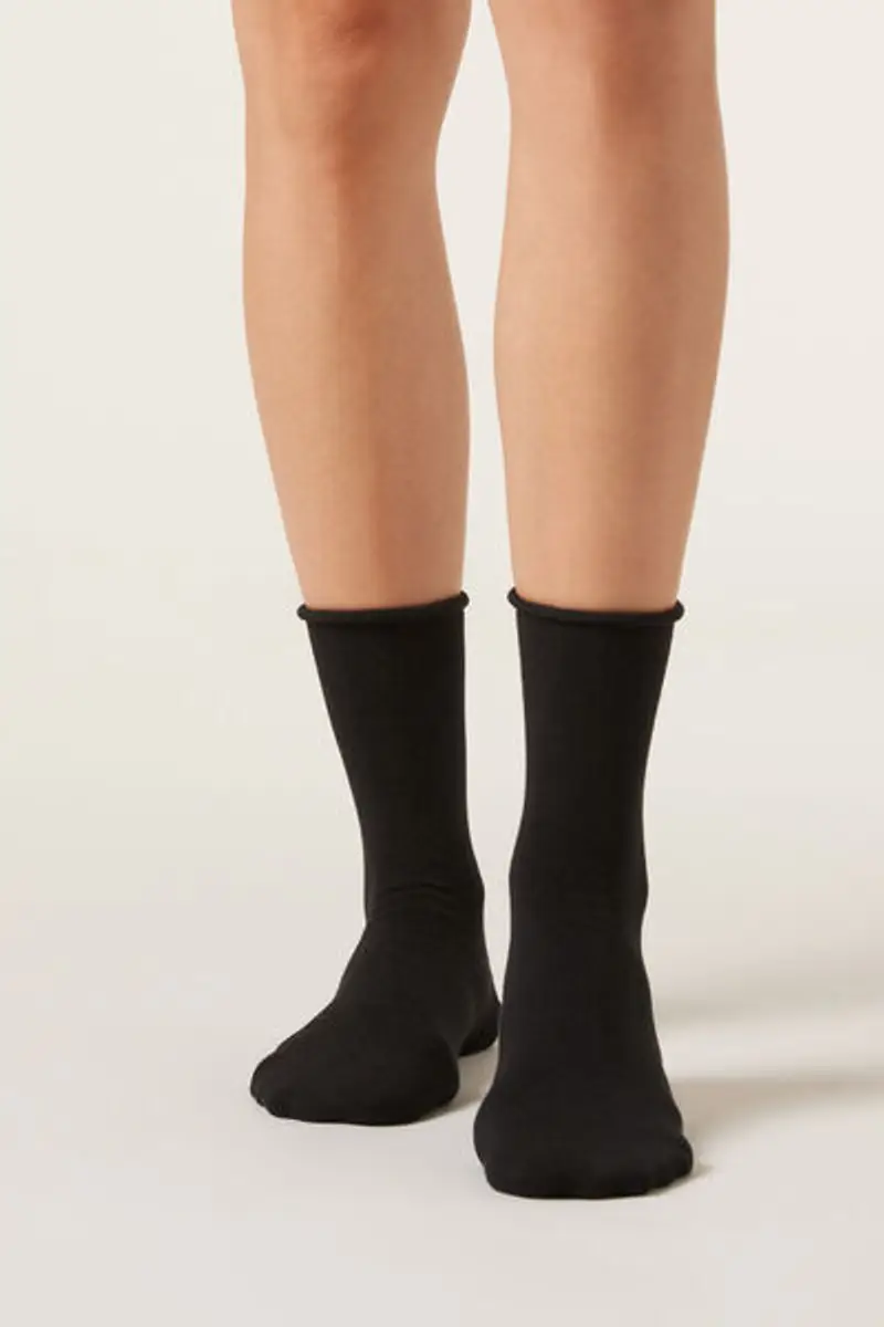 Calzedonia Calzini con Cashmere Donna Nero Taglia 39-41