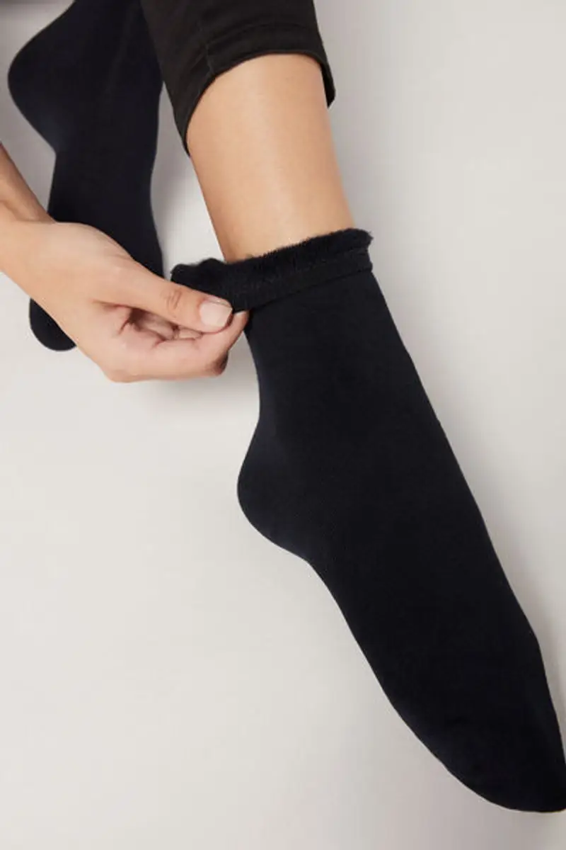 Calzedonia Calzini Corti in Cotone Termico Donna Taglia TAGLIA UNICA