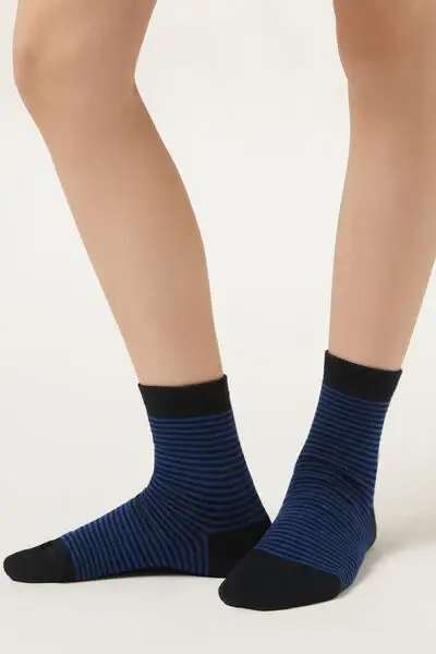 Calzini in Fantasia Bambini Unisex Blu