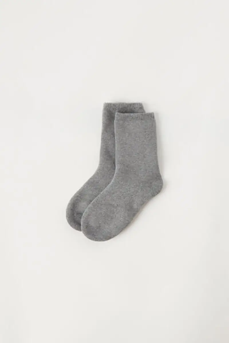 Calzedonia Calzini in Spugna di Cotone Bambini Unisex Grigio Taglia 25-27