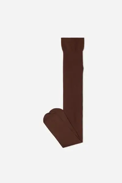 Collant 50 Denari Morbidi Bambina Bambina Marrone