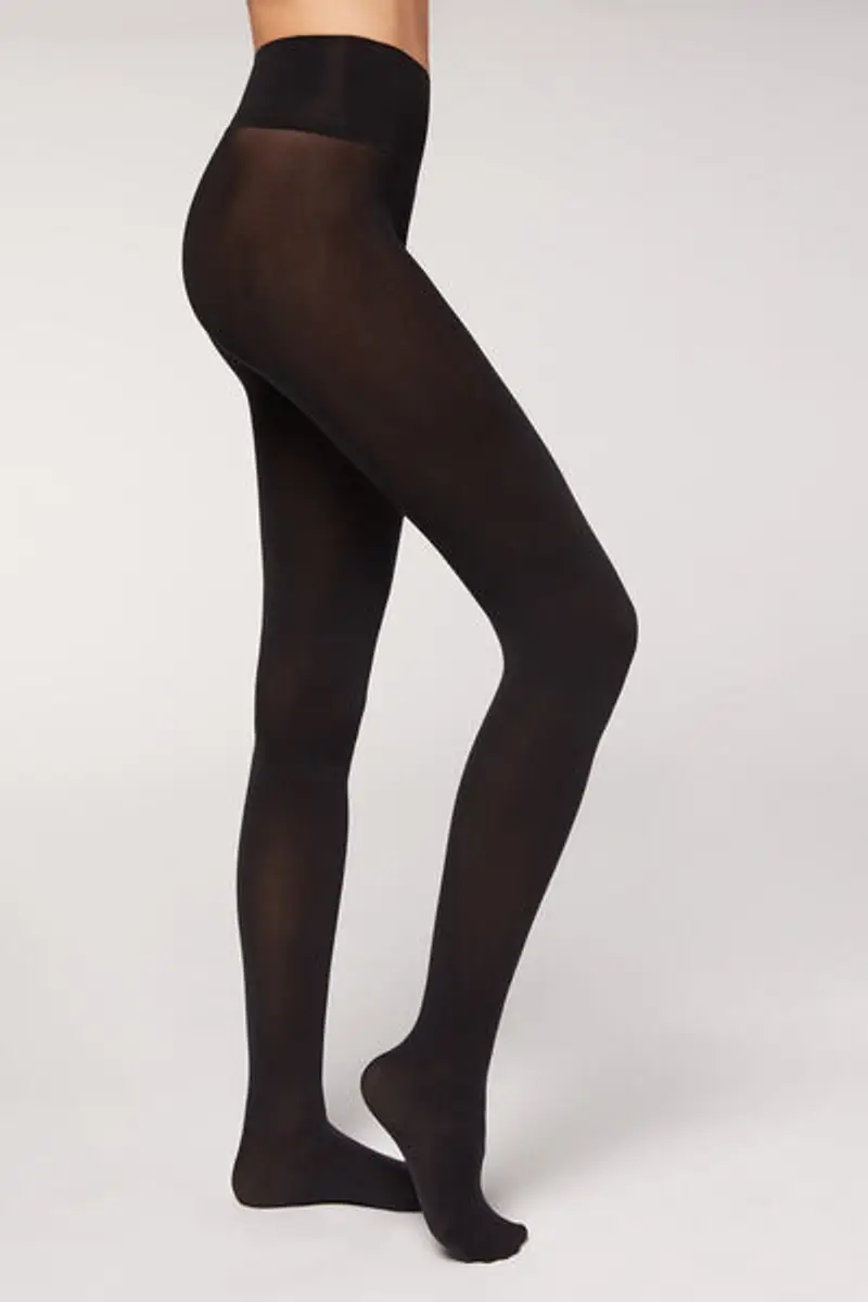 Calzedonia Collant 50 Denari Totally Invisible Donna Nero Taglia 1/2