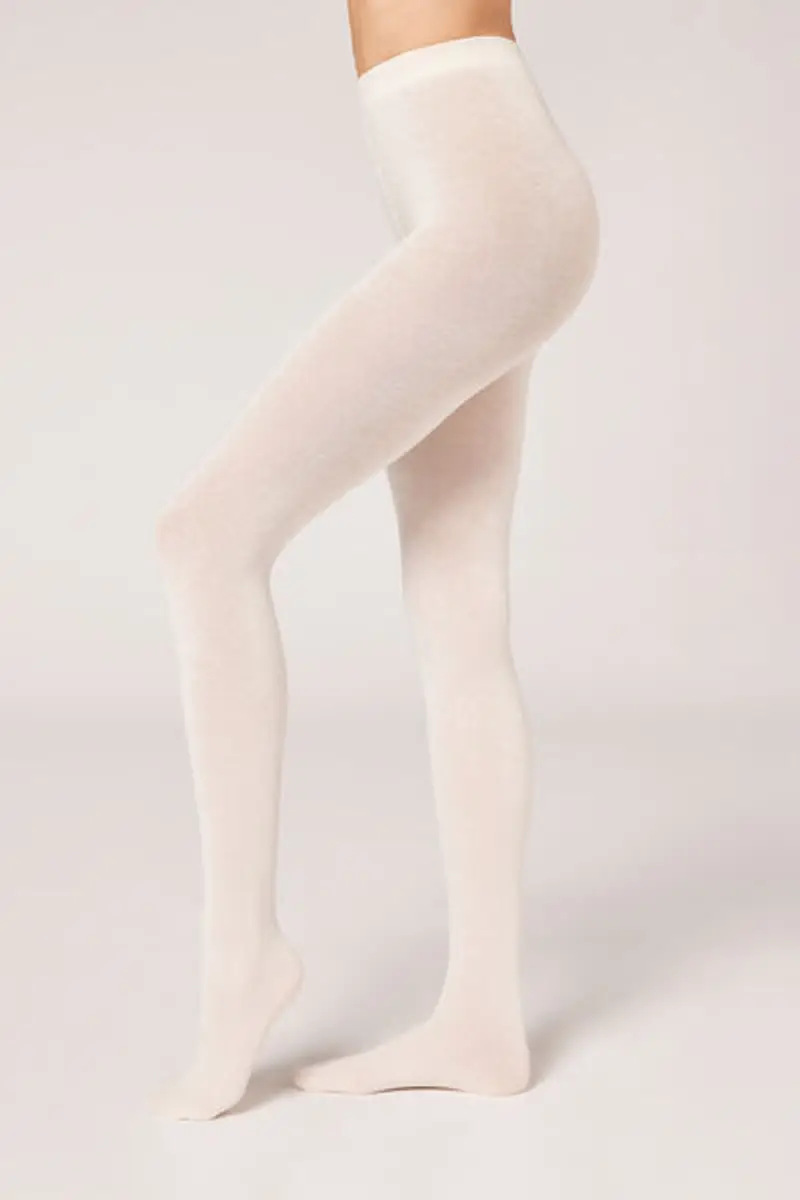 Calzedonia Collant Morbido In Misto Modal E Cashmere Donna Taglia 1/2
