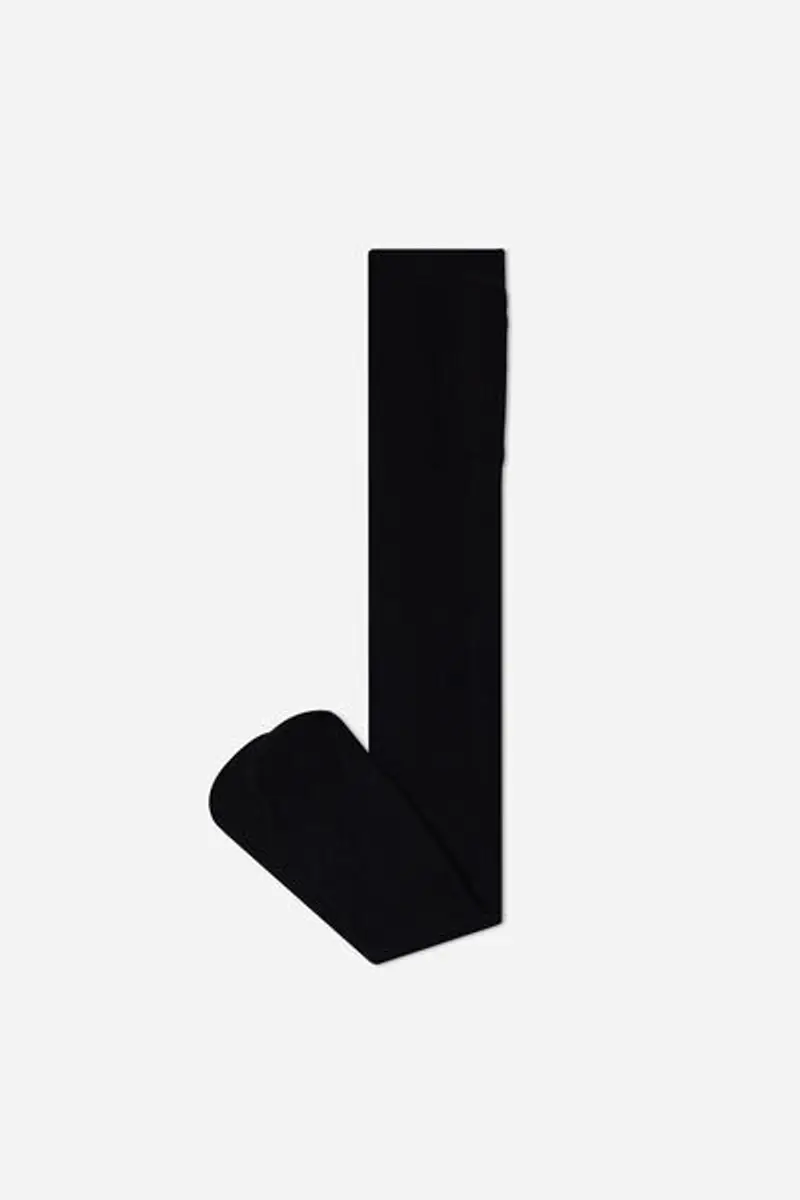 Calzedonia Collant Opachi in Cashmere Bambina Bambina Nero Taglia 6-8 ANNI