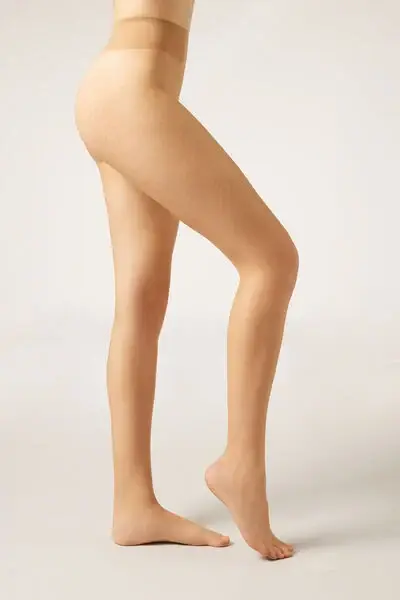 Collant Velati Essential 8 Denari Donna Naturale