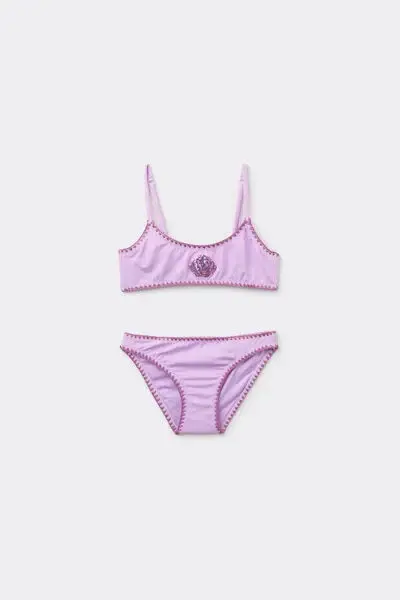 Costume Due Pezzi Bambina Ocean Pearl Bambina Rosa