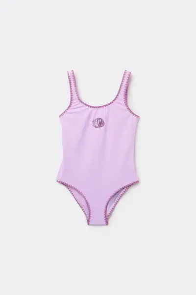 Costume Intero Bambina Ocean Pearl Bambina Rosa