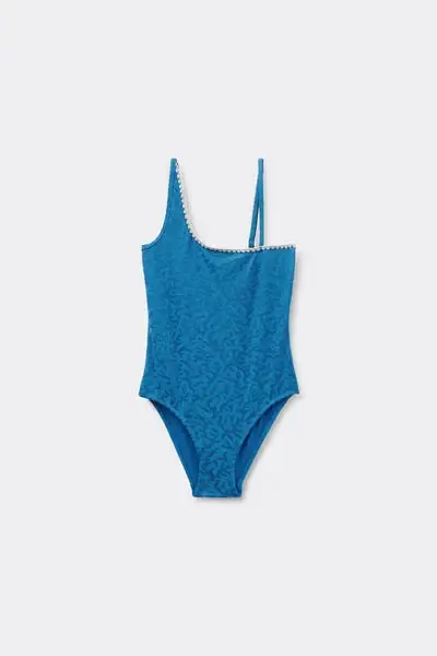 Costume Intero Bambina Sea Corals Bambina Blu