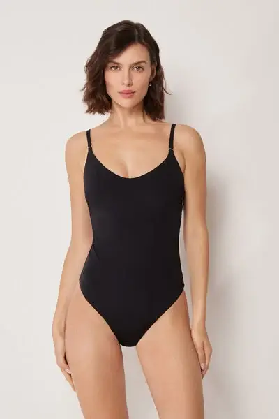 Costume Intero Classico Premium Fit Donna Nero