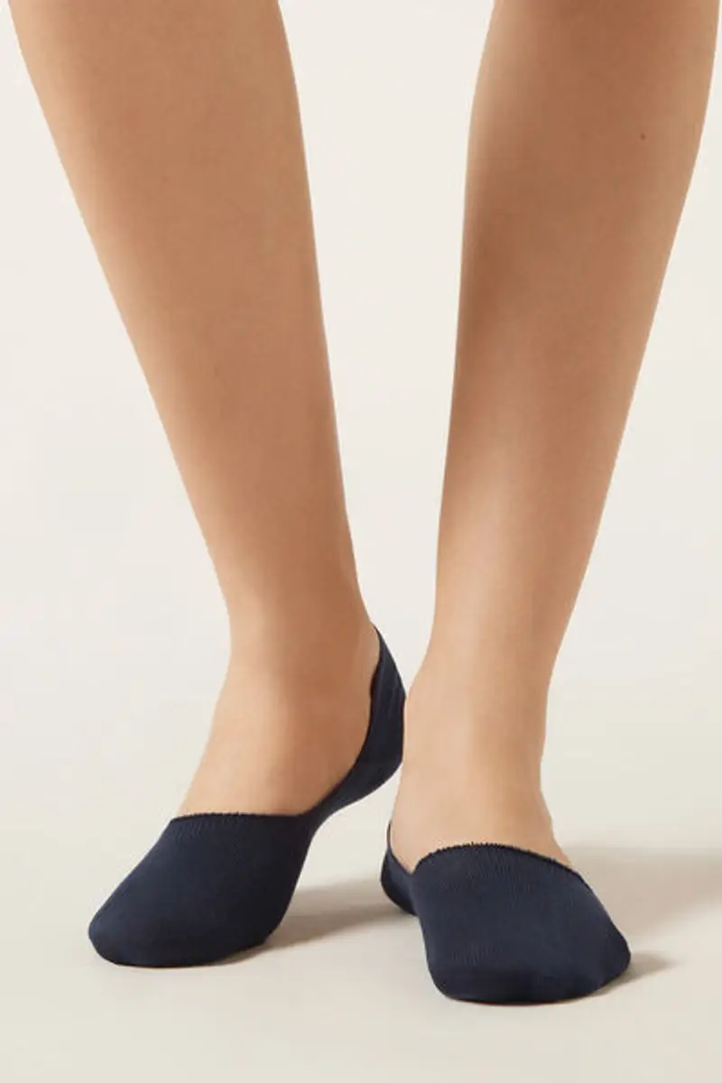 Calzedonia Fantasmini Unisex Donna Blu Taglia 34-36