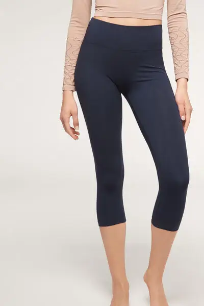Calzedonia Leggings Donna Blu 2831478
