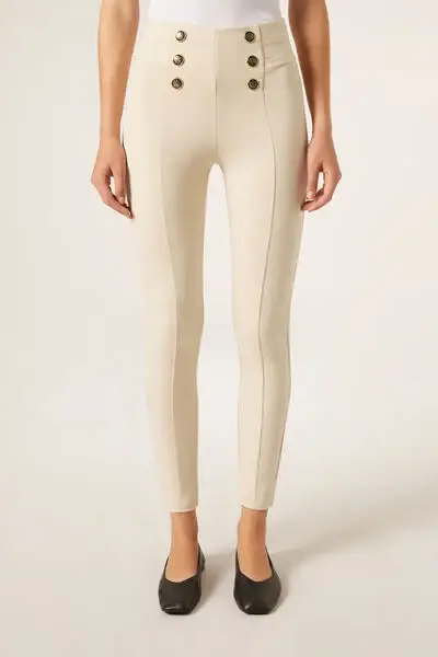Calzedonia Leggings Donna Bianco 4115753