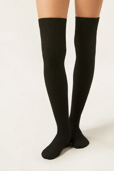 Longuette Cashmere Donna Nero