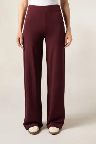 Pantaloni a Palazzo Punto Milano Donna Bordeaux
