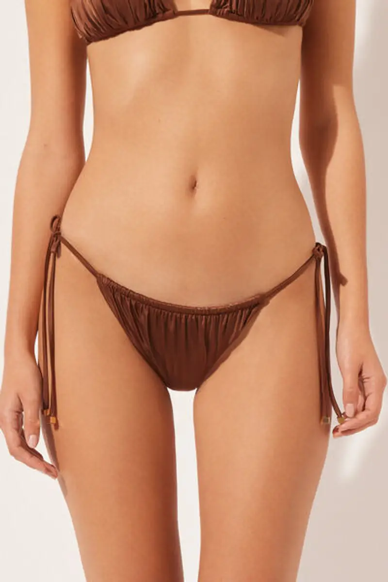 Calzedonia Perizoma Costume Shiny Satin Donna Taglia M-L