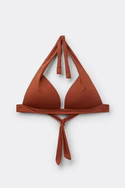 Triangolo Imbottito Costume Premium Fit Donna Marrone