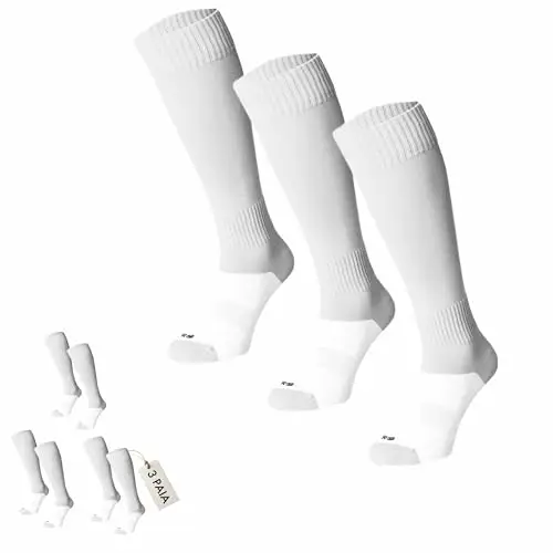 Calzettoni Da Calcio Set 3 Pezzi - 10 Colori Disponibili