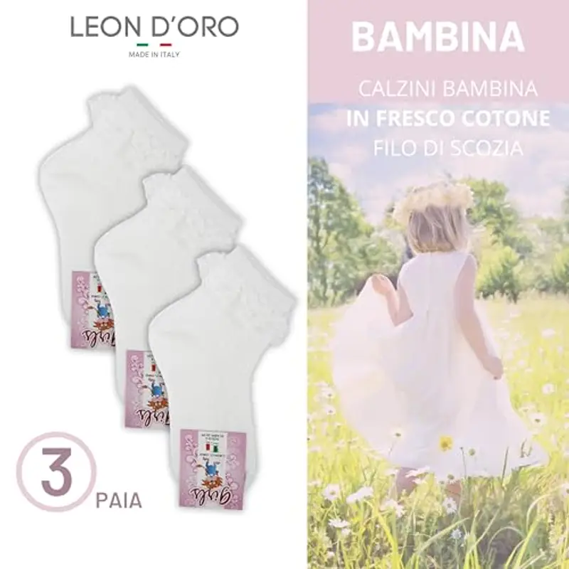 LEON D'ORO Calze Bambina Oro 1608048 miniatura 3