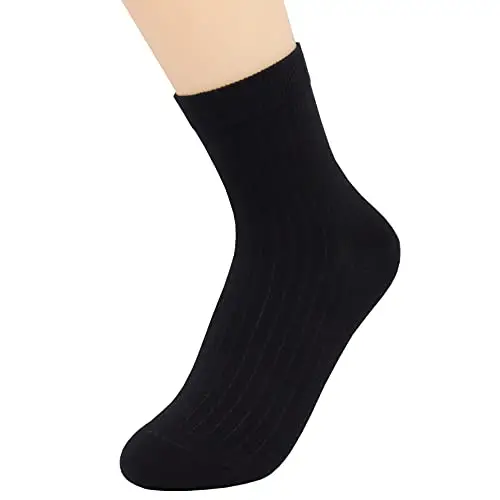 Calzini Neri Donna Cotone 5 Paia miniatura 2