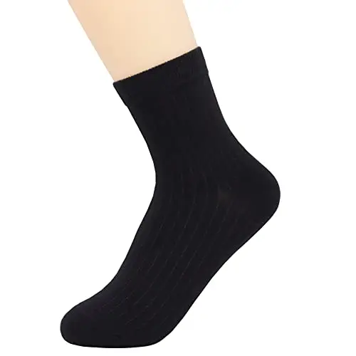 Calzini Neri Donna Cotone 5 Paia miniatura 3