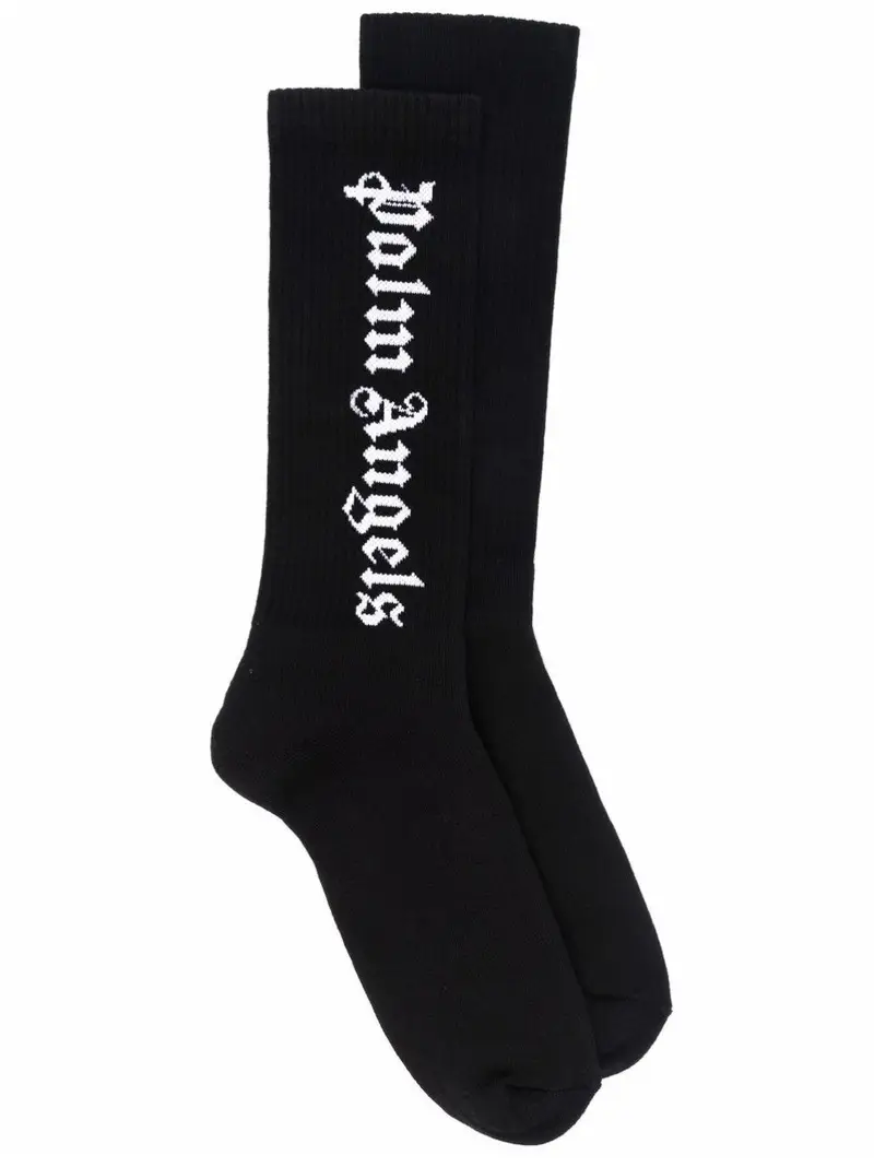 Calzini Palm Angels Vertical Logo in cotone