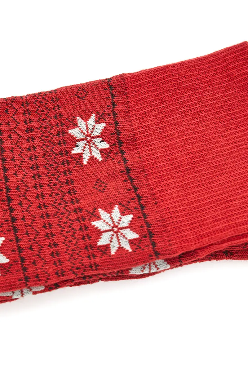 Calzini Rossi Al Ginocchio Taglia Unica Crazy Socks 011 miniatura 2