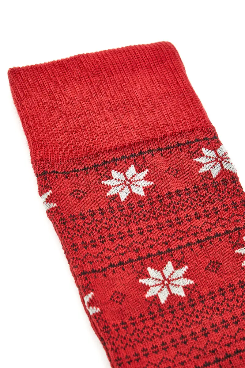 Calzini Rossi Al Ginocchio Taglia Unica Crazy Socks 011 miniatura 3