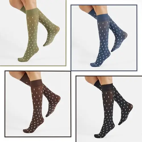 CALZITALY 4 Paia Calzettoni in Microfibra Coprente, Gambaletti Opaco Donna, 40 DEN, Made in Italy miniatura 2