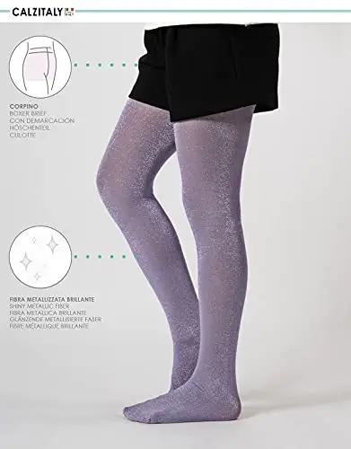 CALZITALY Calze Bambina Viola 3497677 miniatura 2