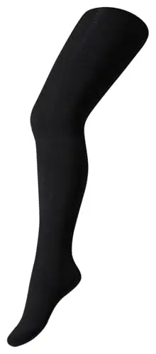 Camano - 3101, Collant per bambine e ragazze, nero (schwarz (black 5)), 7 anni