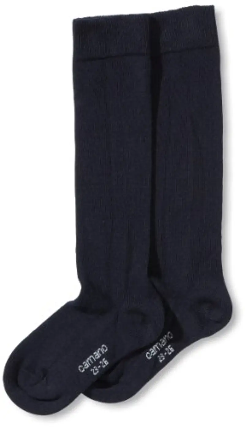 Camano 3902 Calzettoni, Blu (Blau (Navy 04), 31-34 (Pacco da 2) Bambini e Ragazzi