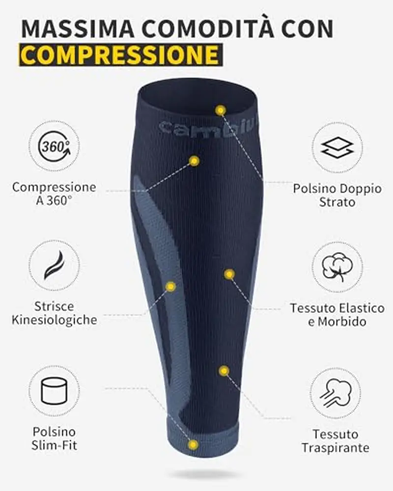 CAMBIVO Calze Uomo Blu 1602203 miniatura 3