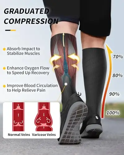 CAMBIVO Calze Uomo Grigio 2968707 miniatura 3