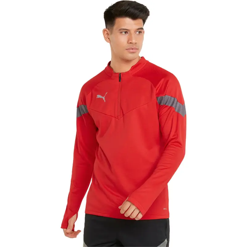 Camicetta Puma Teamfinal Training 14 Zip. Rosso. Uomini |  Puma