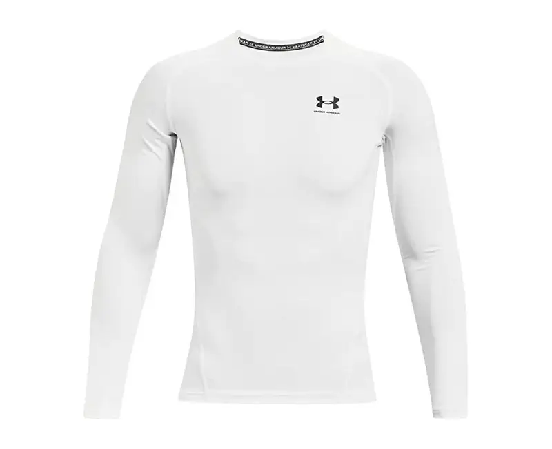 Camicetta Under Armour Heatgear Long Sleeve. Bianca. Uomini |  Under Armour