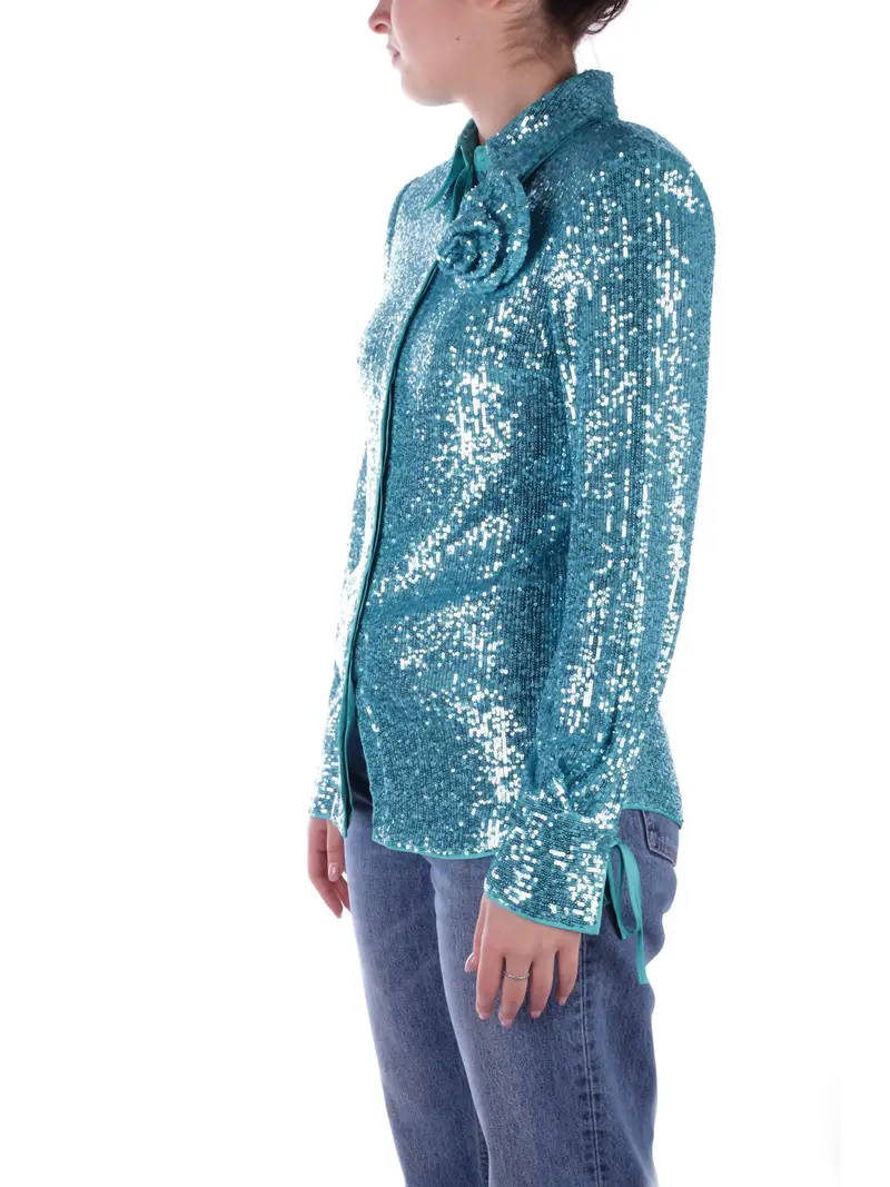 Camicia Donna BLUGIRL BLUMARINE Bachelor Full paillettes miniatura 2