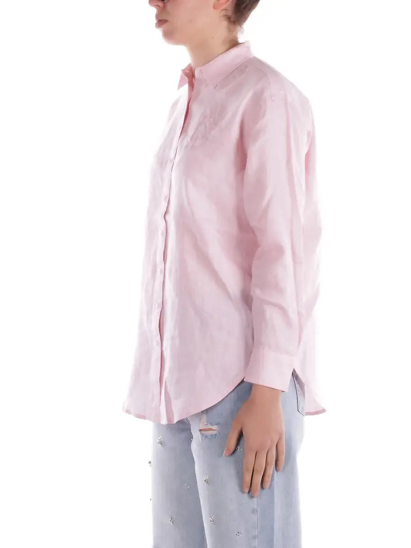 Camicia Donna RALPH LAUREN Pink Zavandra long miniatura 2